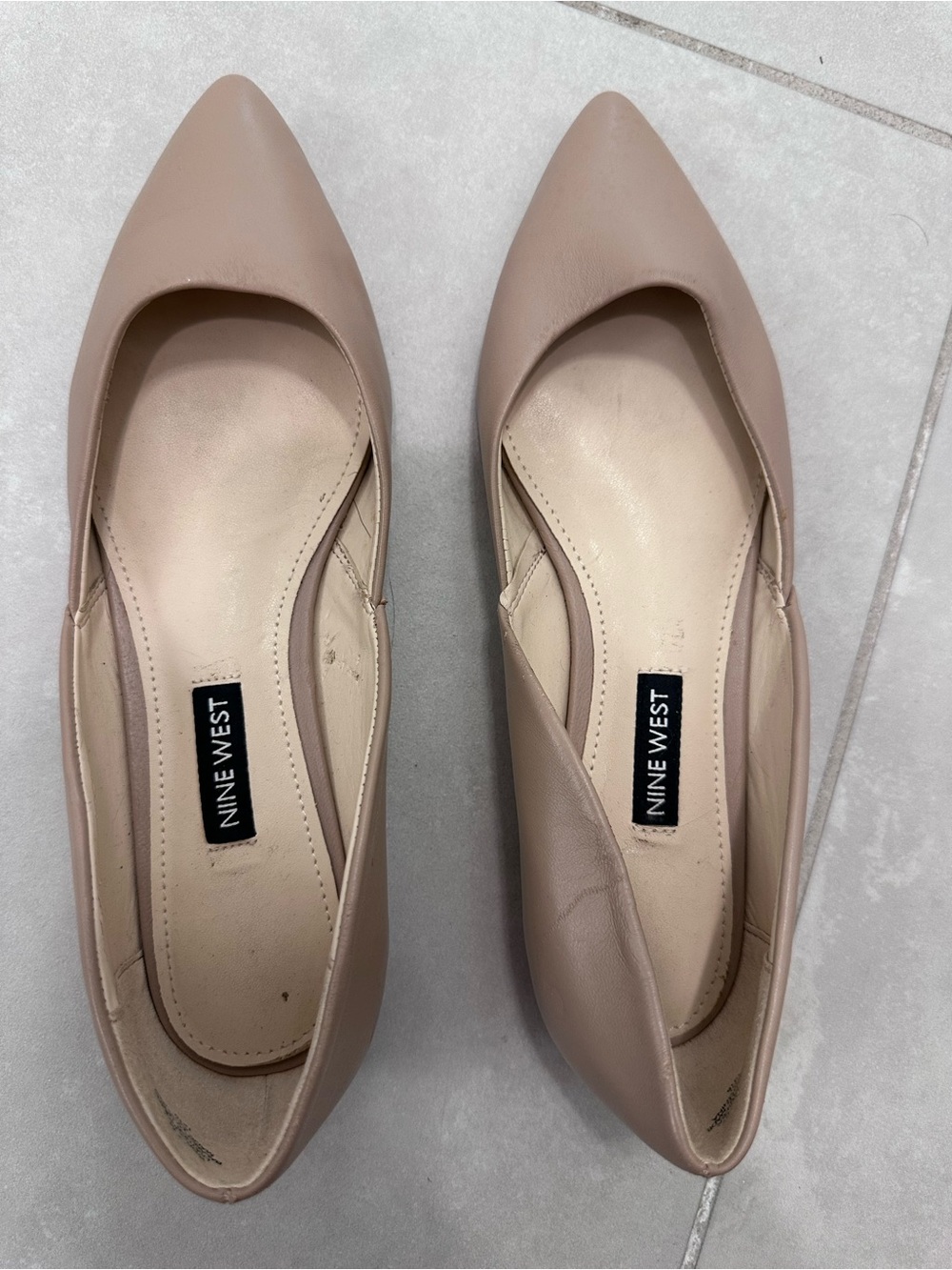 Nine West Blush Pointed-Toe Flats